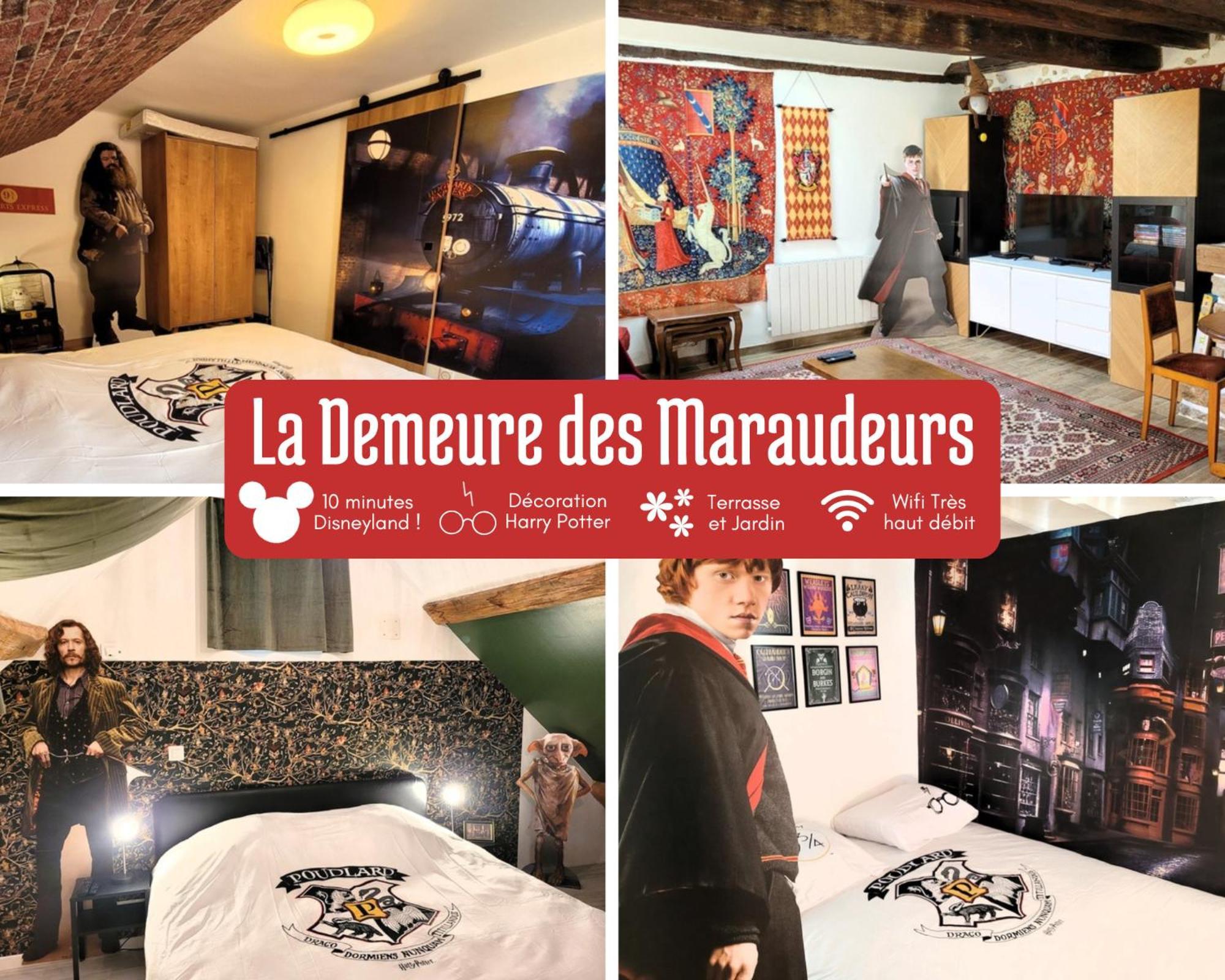 La Demeure Des Maraudeurs -10Min Disney-Jardin & Bbq Villiers-sur-Morin Luaran gambar